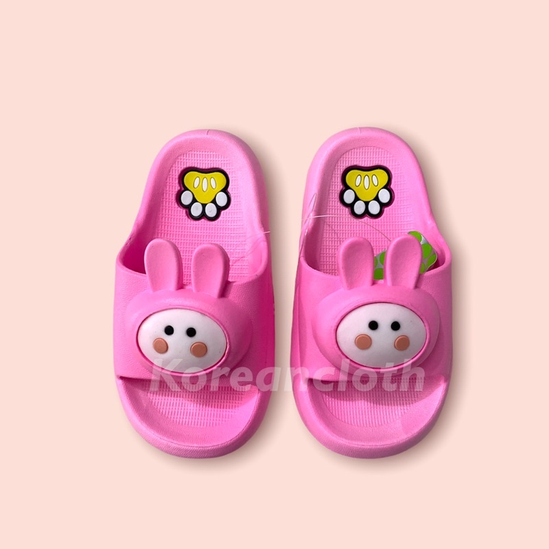 BALANCE 919-1 SANDAL ANAK MOTIF KELINCI SANDAL IMPORT ANAK SANDAL ANAK UMUR 1 2 3 4 TAHUN SANDAL ANAK IMPORT JELLY KENYAL BUNNY GOONE KOKOP KELINCI