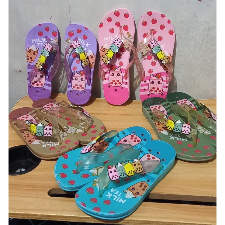 Sandal jepit anak perempuan boba terlaris