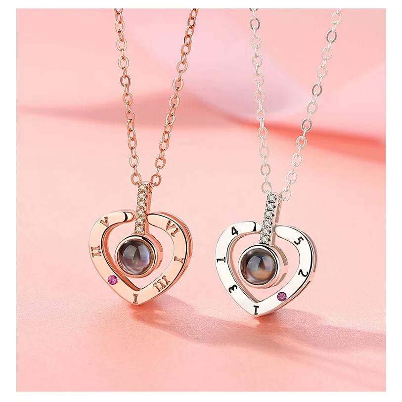 Kalung Secret Love I LOVE YOU 100bahasa (Bentuk)