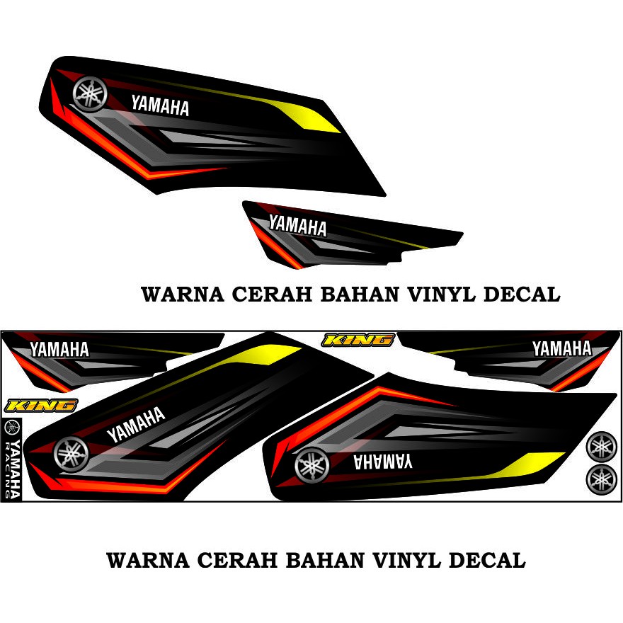 THAILOOK STRIPING VARIASI RX KING STICKER CUSTOM YAMAHA RX KING STRIPING RACING CUSTOM KING