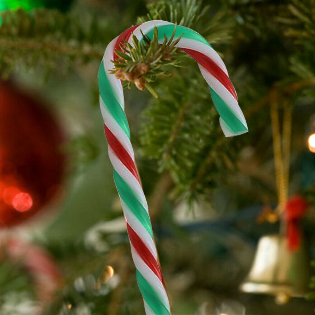 [ 10Pcs/Set Christmas Tree Hanging Candy Cane Pendant Tree Decorations  ]