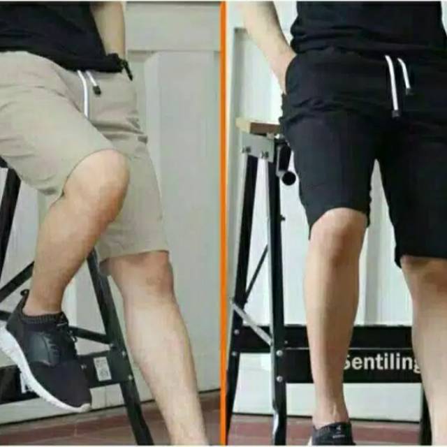 COD.  !!! Celana chino pendek karet rib/celana chino pendek/chinos pendek karet/celana rib pendek