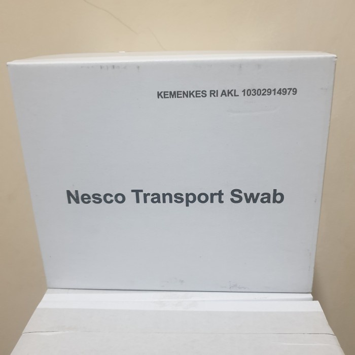 Nesco Transport Swab Steril Isi 100 Cotton Swab Steril Kapas Lidi #98