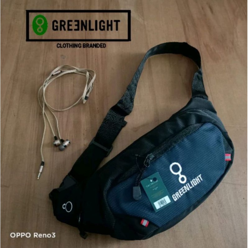 Tas Selempang Pria Waist Bag Pria Greenlight