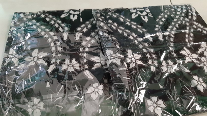 Nailo Batik Hrb026 Kenongo Kemeja Tosca Pendek Pekalongan Padi M L Xl Sogan Tulis Halus Kemeja Batik