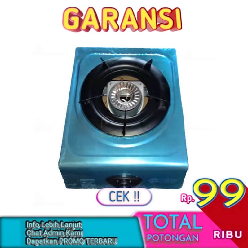 Kompor Gas Niko  1 Tungku stainless