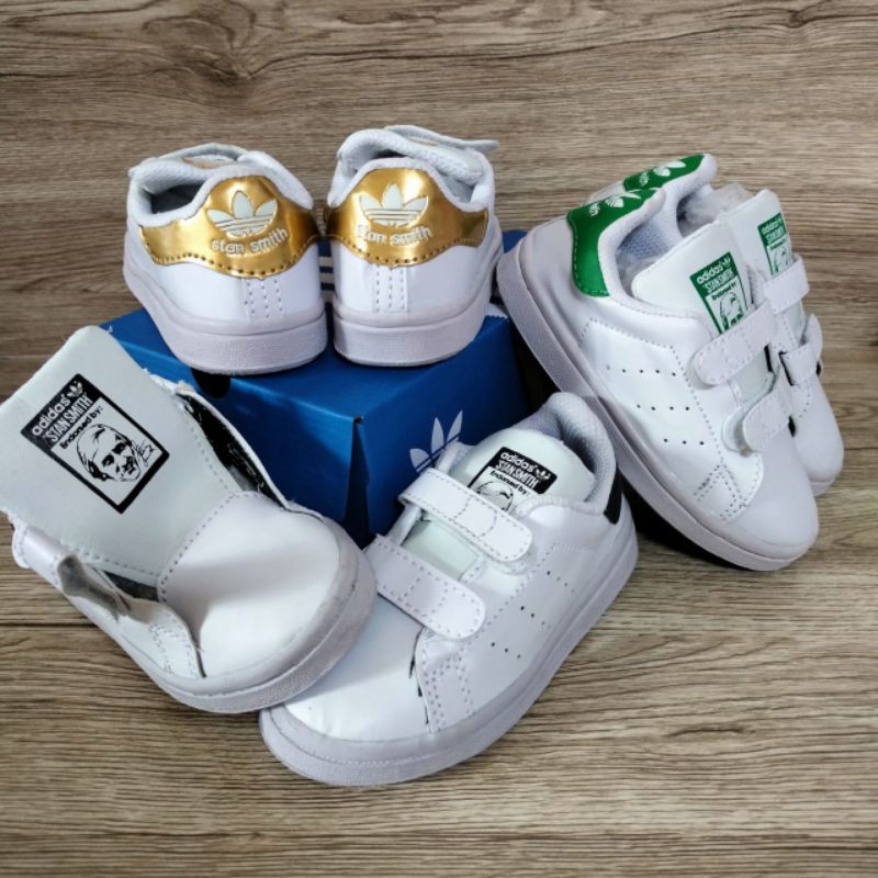 SEPATU ANAK ADIDAS STANSMITH VELCRO SEPATU PUTIH ANAK SEPATU ANAK LAKI LAKI PEREMPUAN