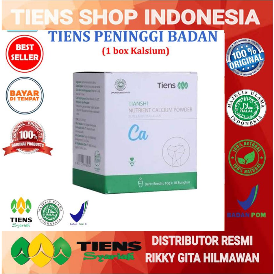 KALSIUM PENAMBAH TINGGI BADAN ANAK TIENS