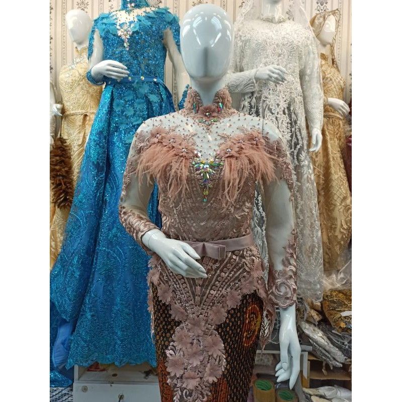 KEBAYA BUNGA 3D-ATASAN KEBAYA MODERN