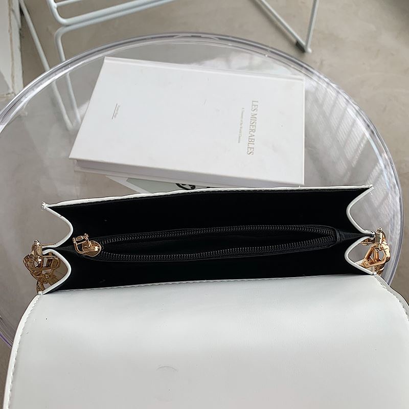 BJ210120 - BLACK/GREEN/KHAKI/PINK/WHITE/YELLOW - TAS SLEMPANG MODEL CHAIN RANTAI BESI ELEGAN STYLISH IMPORT TERMURAH TERBARU TERLARIS BAGSTORE JAKARTA FASHION WANITA CR7515 JT10120