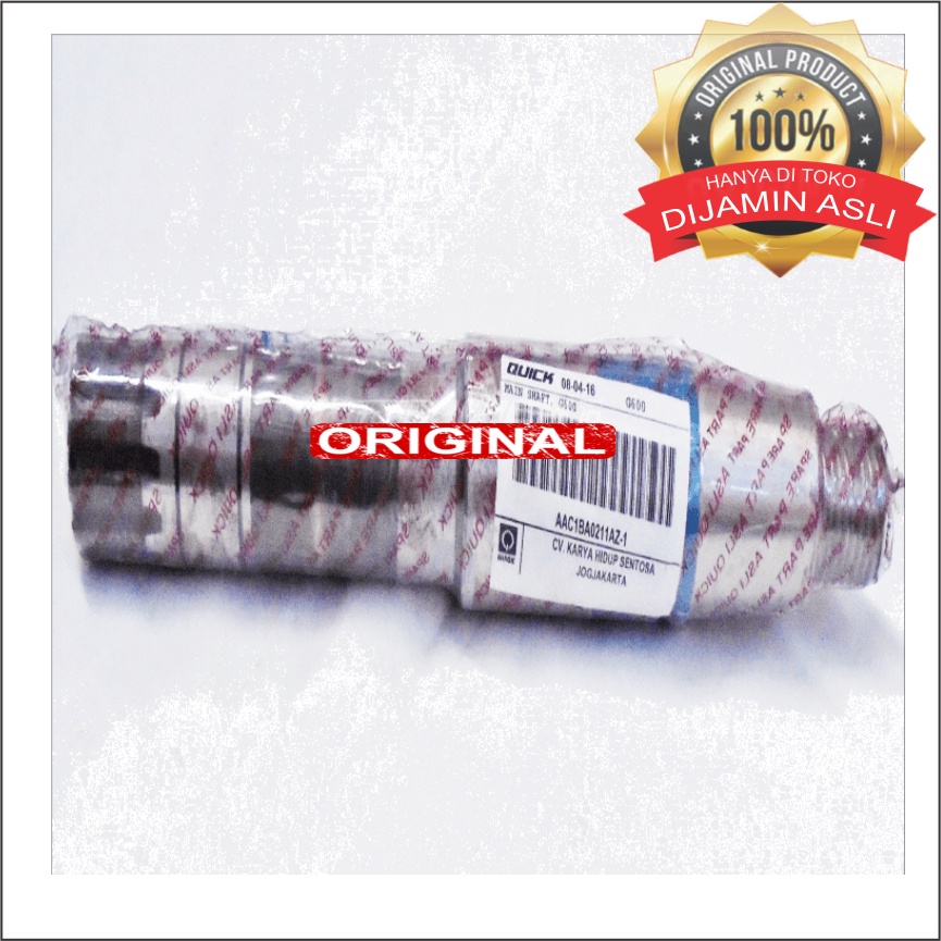 as utama Roda MAIN SHAFT Traktor G600 Original Quick