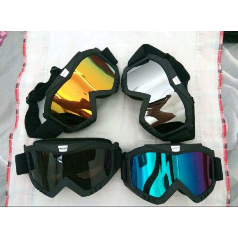 WOOOOUUU MURAH BANGETT....  HARGA GROSIR google cross JPX GIX HELM Kacamata Cakil Monza GM supermoto