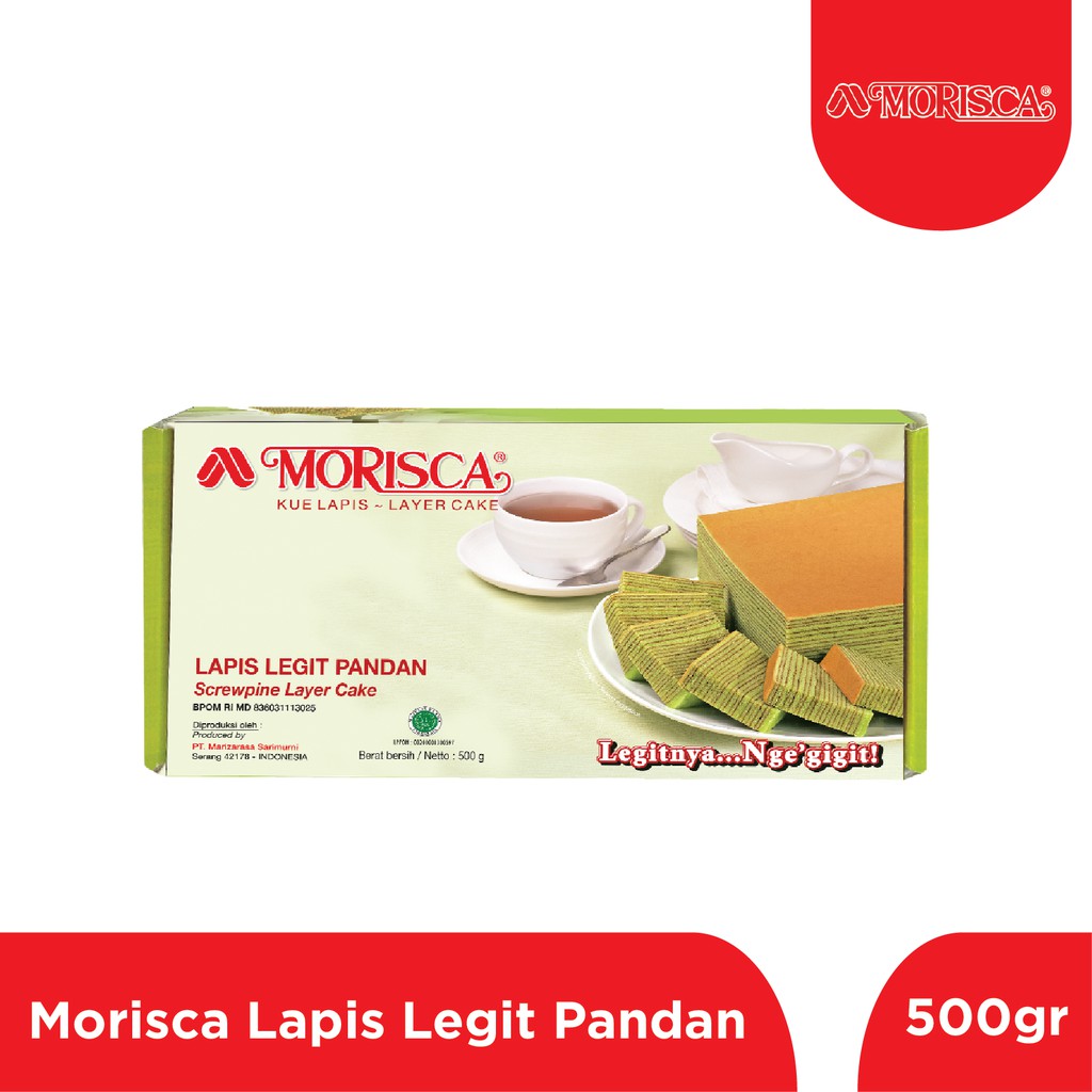 

KCN211 - Morisca Lapis Legit Pandan 500gr