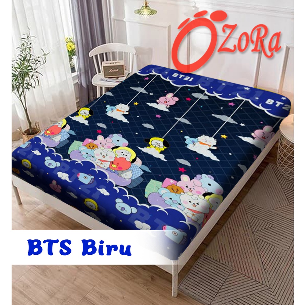Diskon Hari Ini sprei anti ompol Waterproof Motif Karakter 180x200 160x200 king queen single 120x200-spreibayi70x200