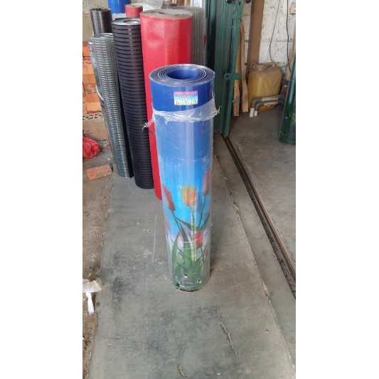 Dijual fiber penutup pagar atau fiber pagar  Motif Tulip Diskon