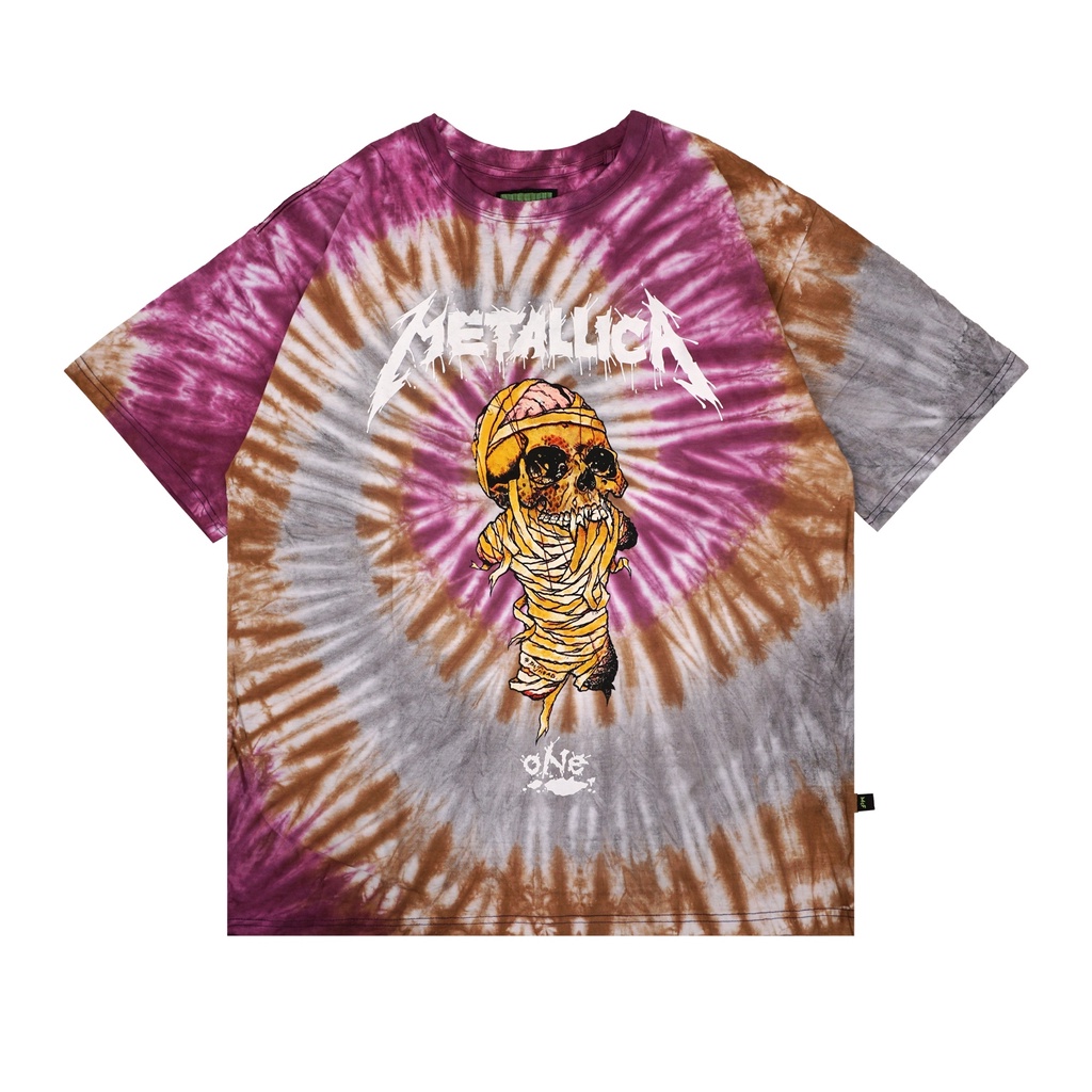 SOUBI BAND TEE // METALLICA // ONE // OVERSIZE // TIE DYE