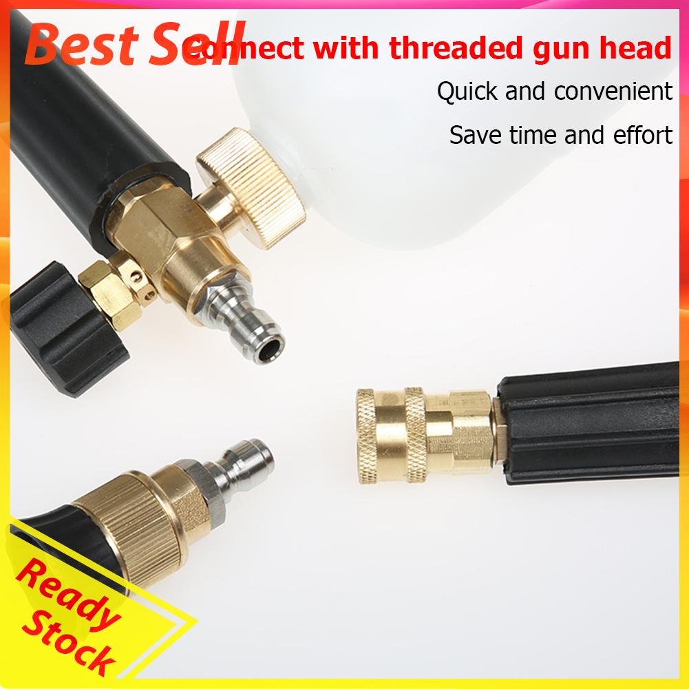 Konektor Quick 1 / 4 + M14x1.5mm Bahan Kuningan Untuk Nozzle