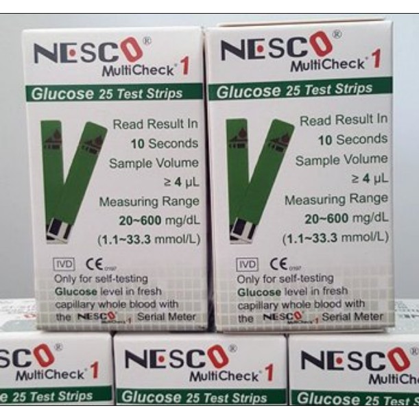 Nesco Strip Gula Darah Glucose Refil Stick Alat Cek Glukosa