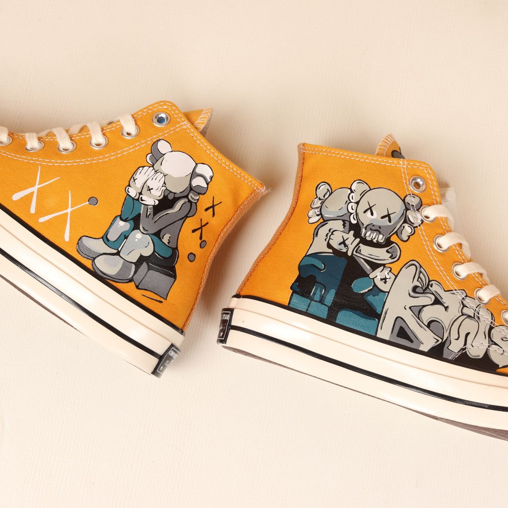 Converse All Star 1970's Sun Flower Hi KAWS