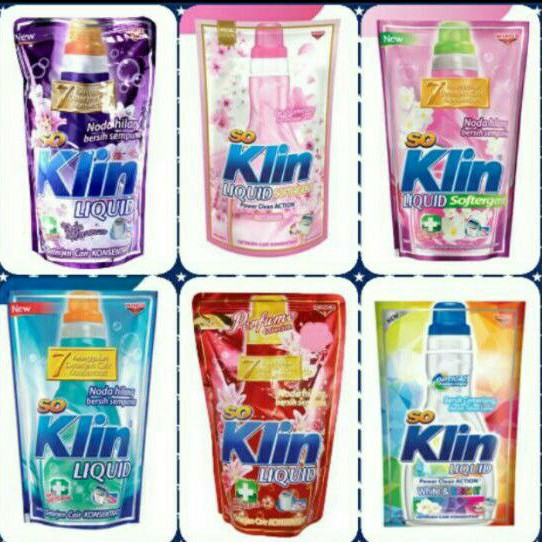 SoKlin cair detergent liquid 800ml