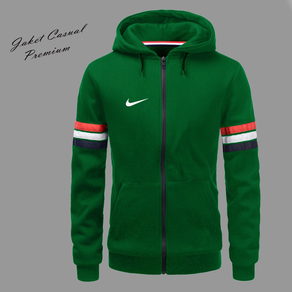 Hoodie Kupluk Distro Oblong Nike - Sweater Oblong Zipper Jaket - Hoodie Pria Original & tebal