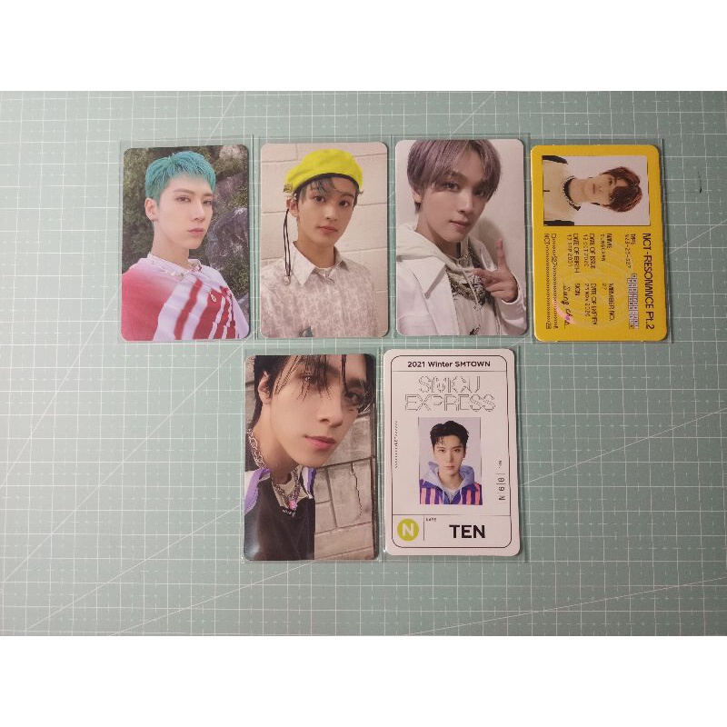 photocard Mark kihno haechan jewel hendery pb passcard ten