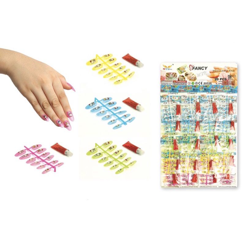 KUKU PALSU_MAINAN ANAK KUKU PALSU TEMPEL/MAINAN KUKU PALSU LEM/MAINAN KUKU CANTIK MURAH