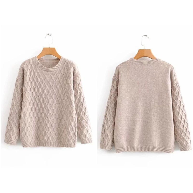 [baju wanita korea]  Knit Sweater Rajut Wanita Korea Import