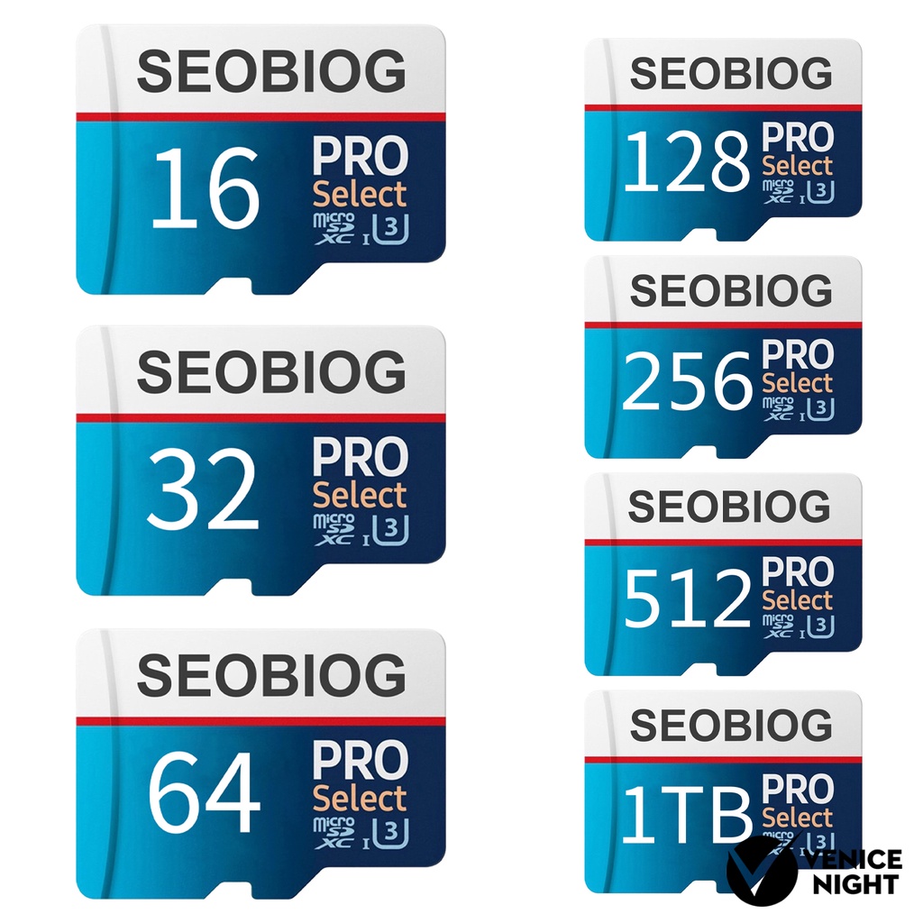 (SC) Seobiog Memory Card Micro SD TF 16G 32G 64G 128G 256G 512G 1T Bahan ABS Anti Air Untuk Handphone