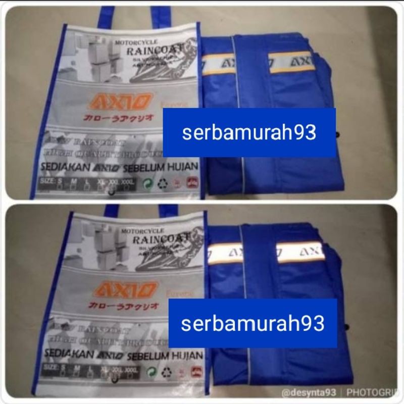 Jas Hujan AXIO Silver Series ORIGINAL/DIJAMIN AXIO ORIGINAL 100%