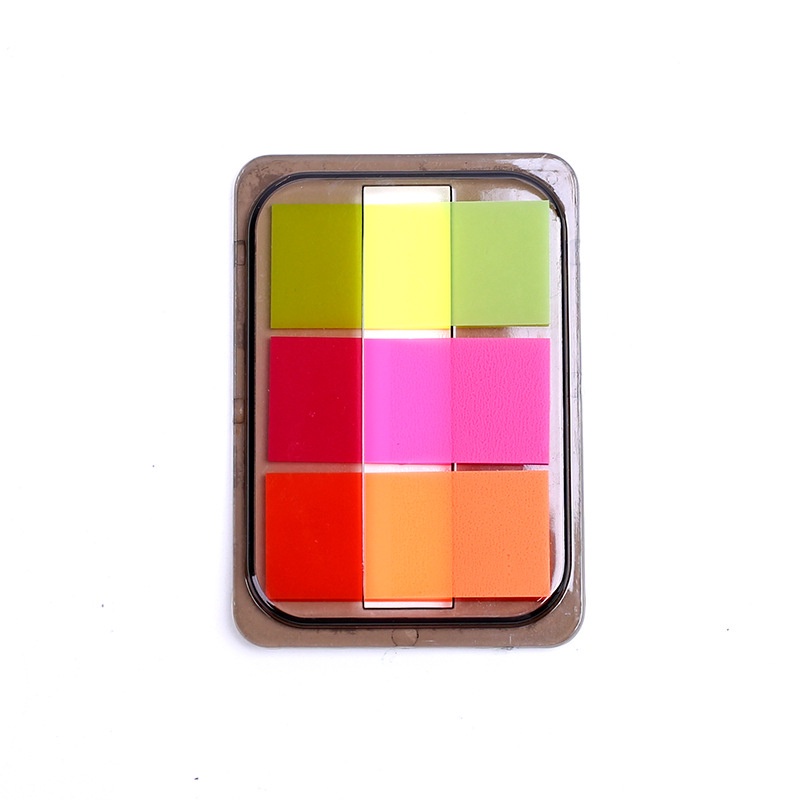 Fluorescent Colorful Self Adhesive Memo Pad Sticky Notes Bookmark Marker Memo Index Flag Sticker