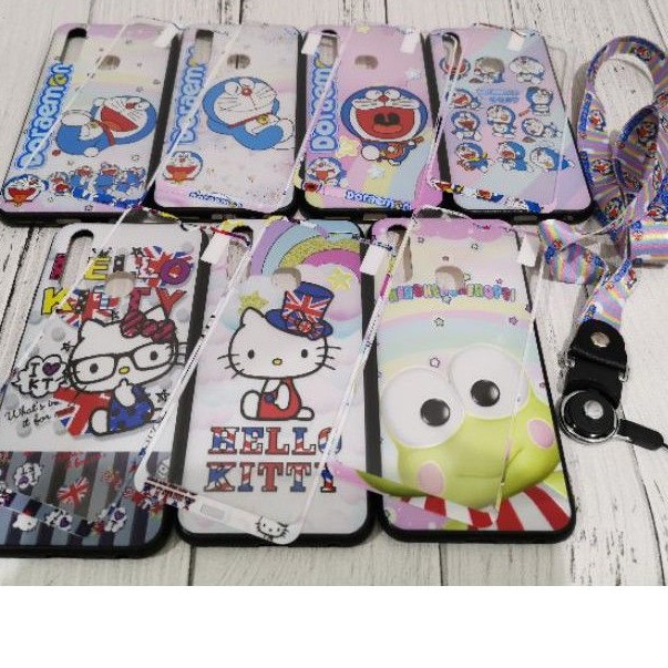 Case plus temper kitty doremon Realme 5/C2/ C11