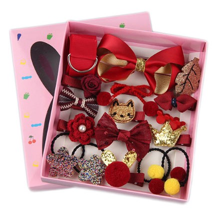 SAO - F521 Ikat Rambut 18 in 1 Fashion Wanita / Accesories Rambut Import / Jepit Rambut / Souvenir Aksesoris Rambut-1