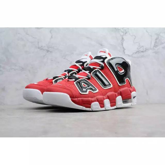 Nike Air Uptempo 96 Varsity Red White Perfect Kick Original PK Sepatu Basket