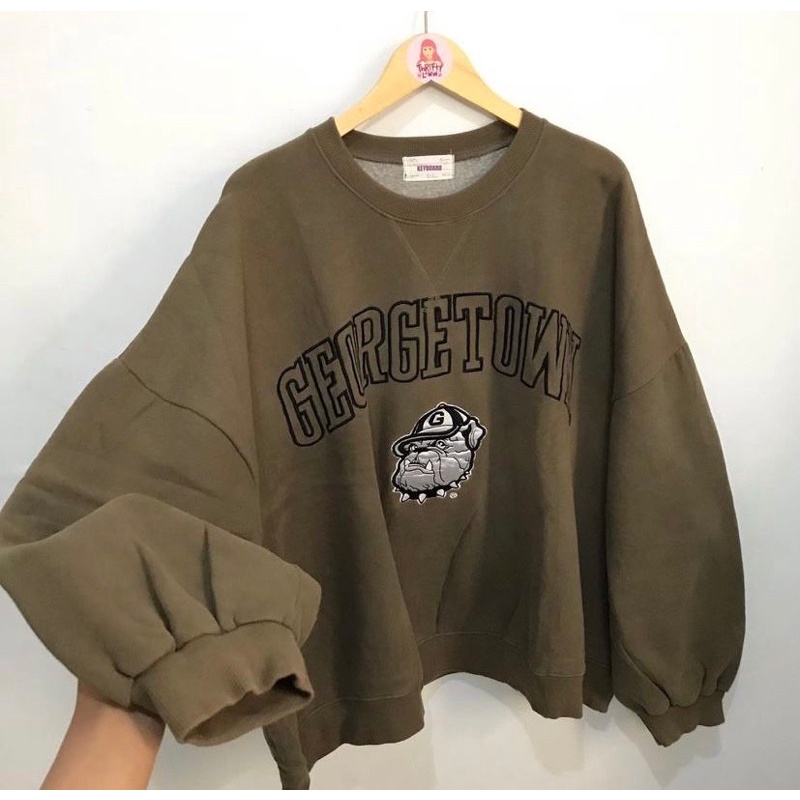 GEORGETOWN OBLONG SWEATER WANITA | CREWNECK WANITA MURAH