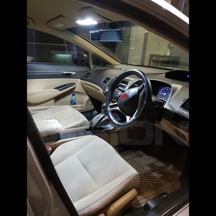 Paket Upgrade SV LED lampu kabin plafon Honda Civic FD