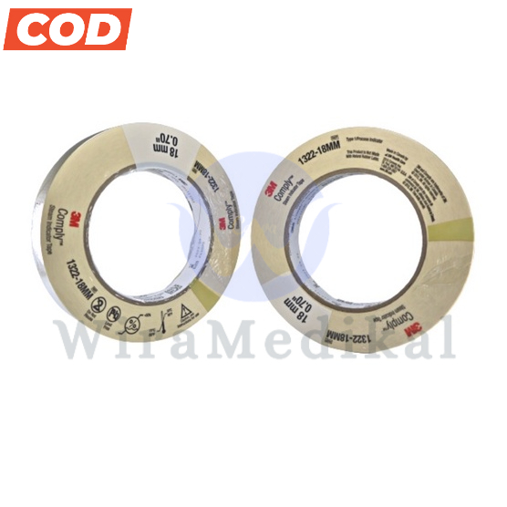 Jual Autoclave Tape indicator steam 0.5inch 3/4inch 3M Autoclave Tape