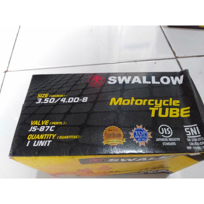 Ban dalam vespa Ring 8 merk swalow