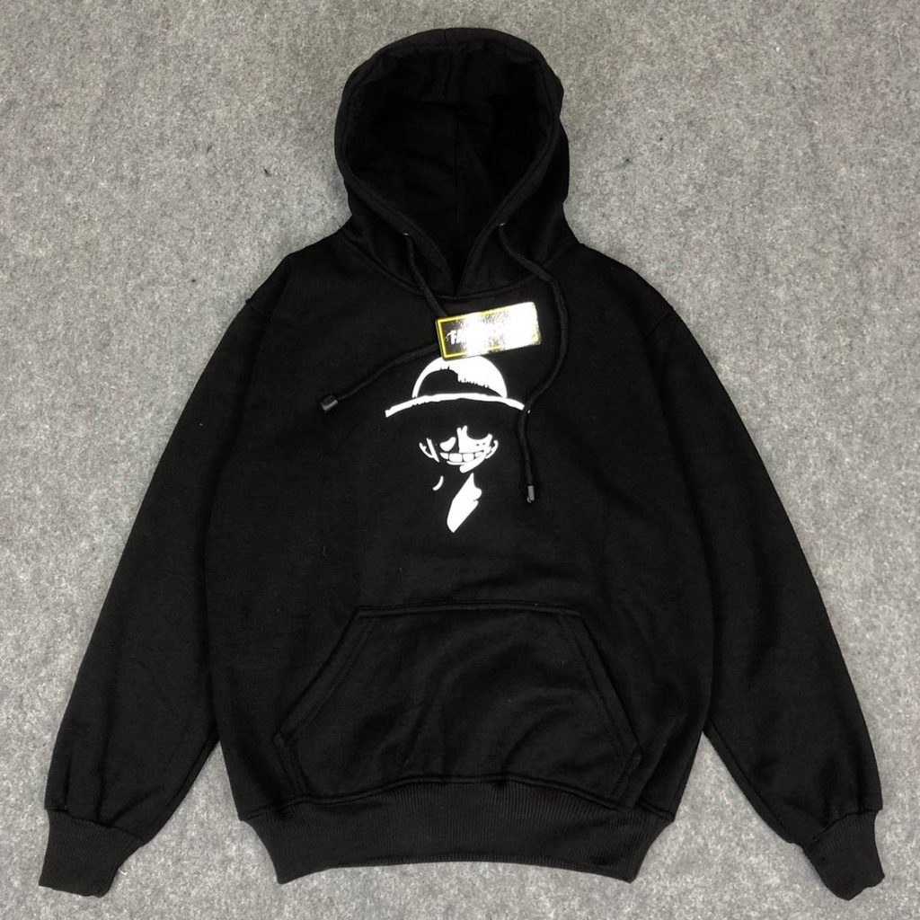 Hoddie Sweatshirt Pullover Hoodie One Piece Manga Anime Jepang Luffy d Monkey Long sleeve Pria Wanit