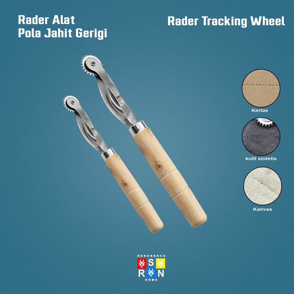 Rader Alat jahit Gerigi Tracing Wheel Rader Resonance Home