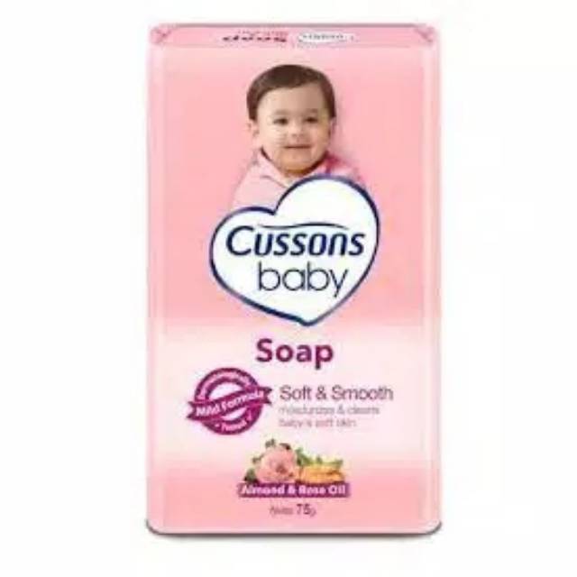 Cussons Baby Soap 75gr | Cussons Sabun Batang | Cusson Sabun Bayi (SABUN BATANG CUSSONS)