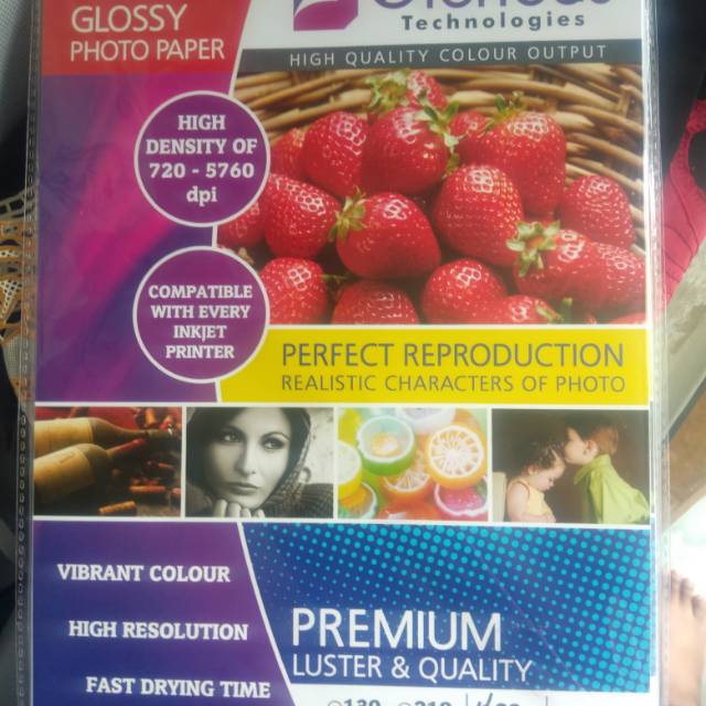 

Kertas Glossy A4 240Gsm Photopaper A4 240Gsm Kertas Foto