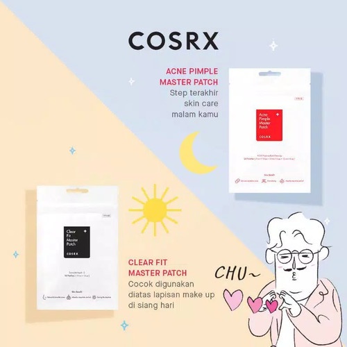 ✦SINAR✦ COSRX Acne Patch Stiker Jerawat ( Acne Pimple - Clear Master  - AC Collection Acne Patch )