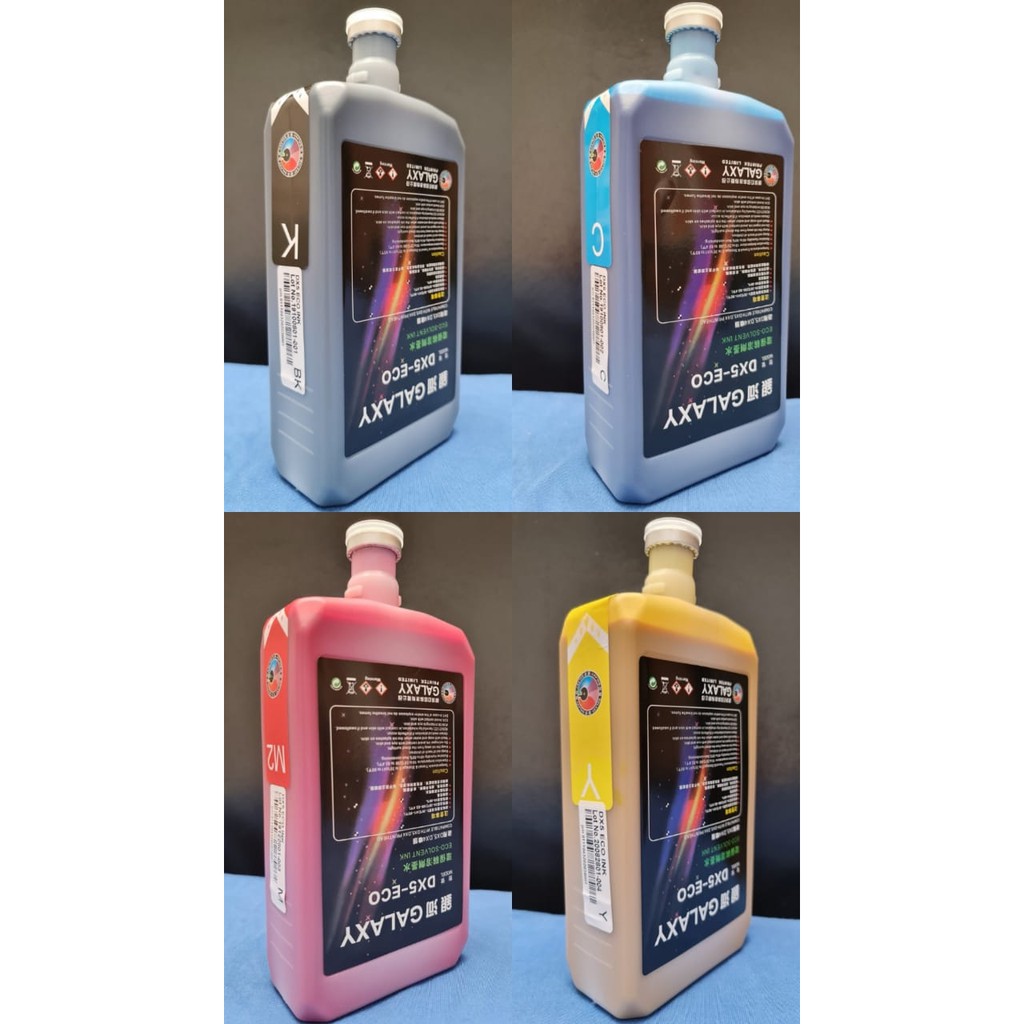 TINTA GALAXY DX5 ECO SOLVENT / TINTA TEXTILE ECO SOLVENT