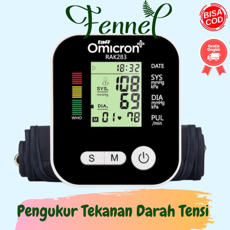 Pengukur Tekanan Darah Tensi Meter RAK-283