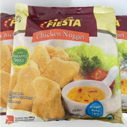 

Golden Fiesta Chicken Nugget 500Gram Fiesta Golden Nugget