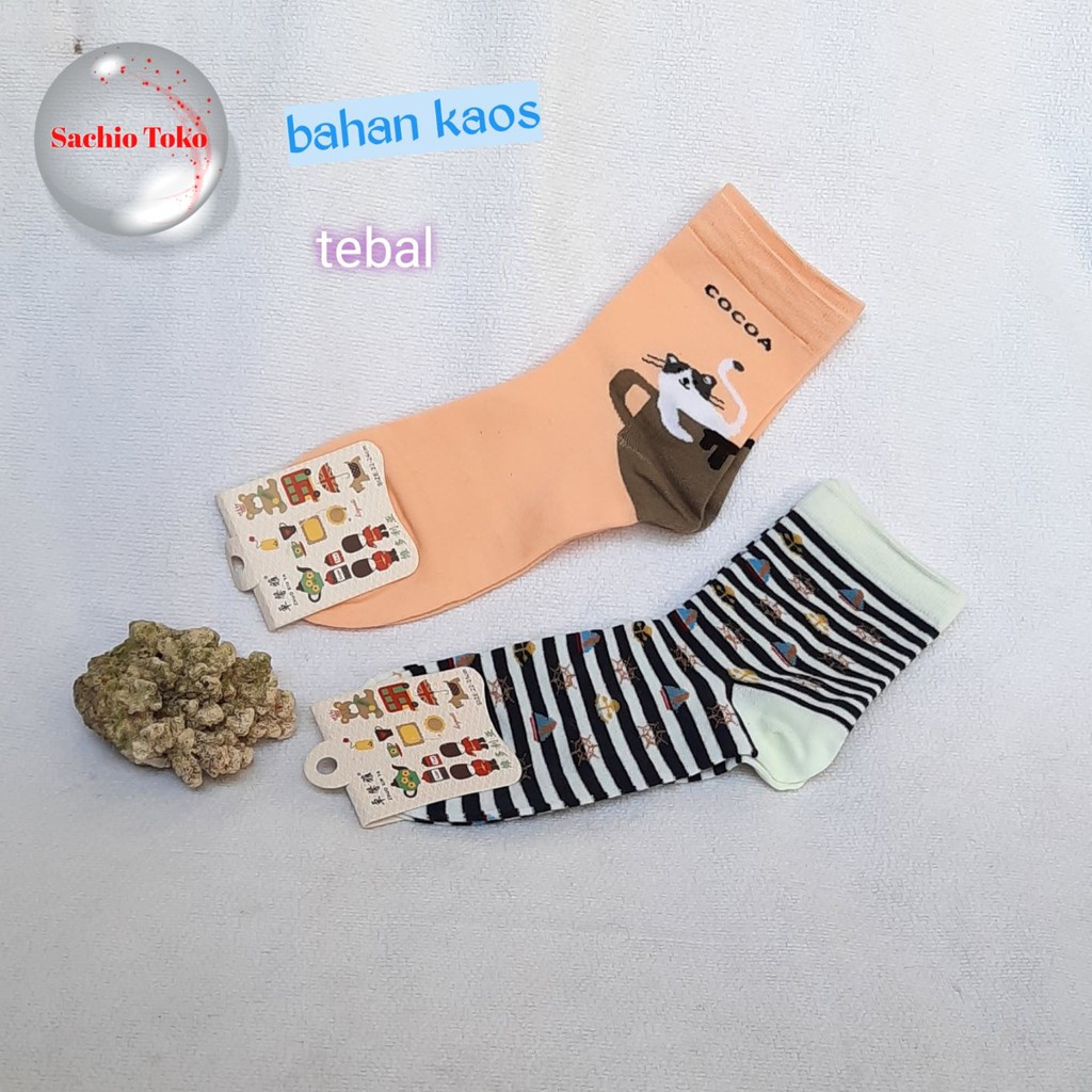 Kaos kaki lucu import Cina Zhuo Xin Ya