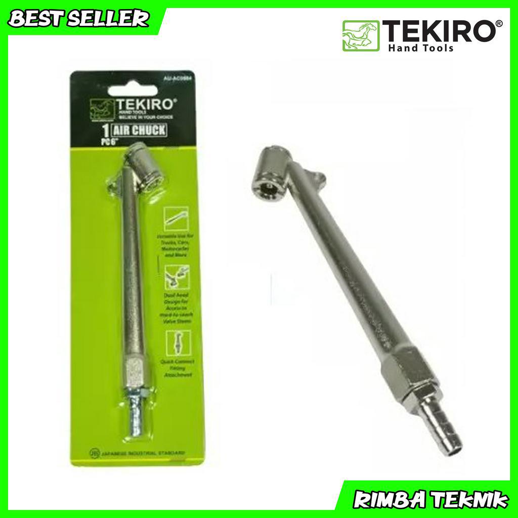 Termurah Tekiro Airchuck Kepala Isi Angin 6 Inch Air Chuck Ban Tire Chuck Sepeda Motor Mobil Pakai Kompresor