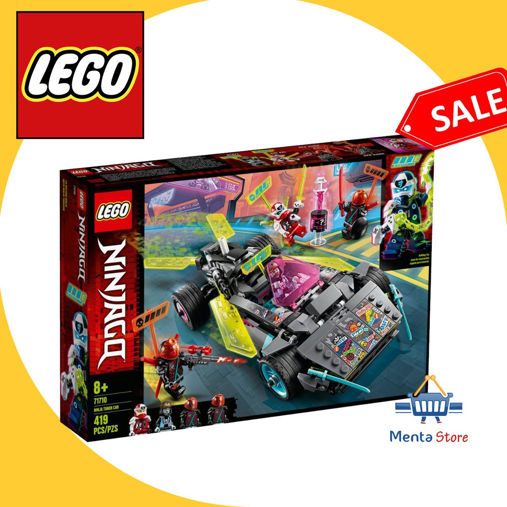 LEGO Ninjago 71710 Ninja Tuner Car 4 Minifigures Cars Mainan Anak Ori
