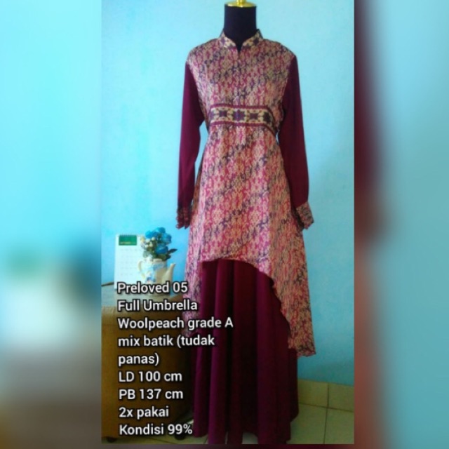 Gamis “Preloved” by Mutia Mozz PL 05
